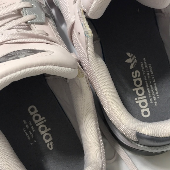 adidas Falcon Orchid Tint Silver Metallic Sneakers - Picture 12 of 14